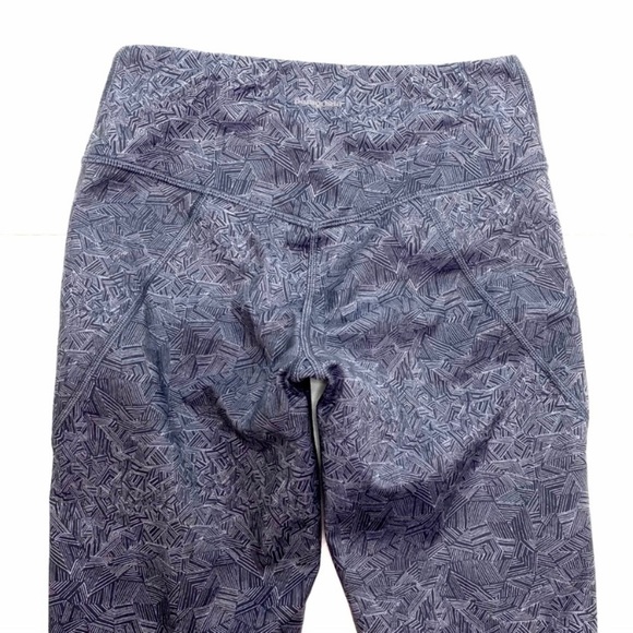 Patagonia Centered Tights Leggings Printed in Purple Gray - Picture 5 of 9
